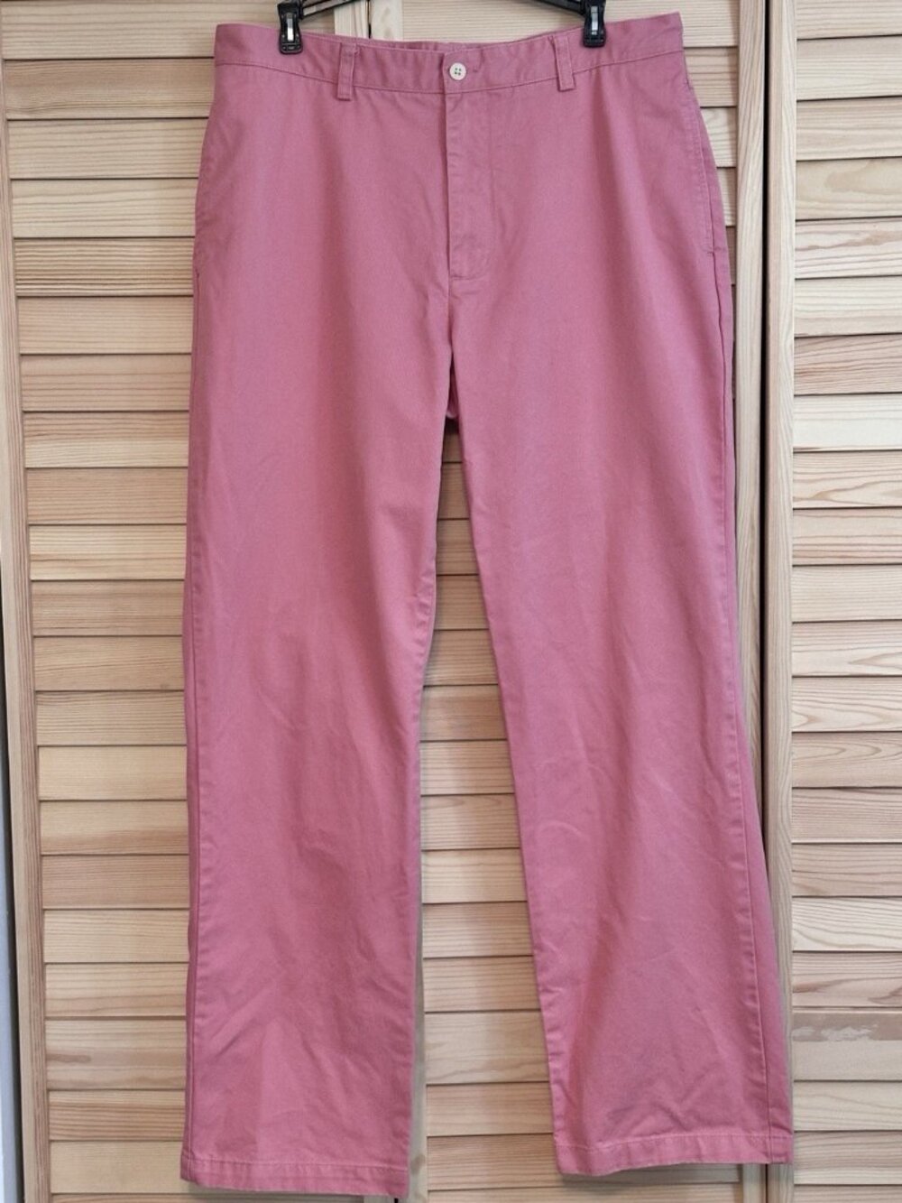 Vineyard Vines Club Pants Men 35x32‎ Pink Coral Salmon Preppy Chino Straight Leg